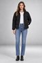 Women's Black Padded Coat - Water-Resistant - 4