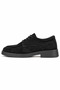 Liana Suede Look Lace-Up Women's Loafer - 4