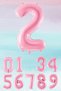 Pink Number 2 Age Balloon 34 Inch Pink Number Foil Balloon 2