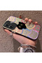 Realme Note 60 Compatible Colorful Line Cat Figure Phone Case Shock Absorbing Protective Case - 2
