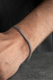 4.00 mm Wicker Chain Model Men's Steel Bracelet - 2