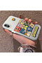 iPhone XS Max Compatible Puzzle Character Collage Pattern Phone Case Shockproof - 2