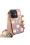 Vivo V60 Compatible Women's Pink Striped Daisy Phone Case Impact Resistant