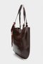 Amara Women's Shoulder Strap Handbag Vegan Leather Patent Leather Brown - 2
