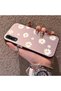 Samsung Galaxy A50/A50S/A30S Compatible Women's Pink Striped Daisy Phone Case Impact Resistant - 2
