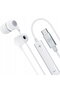 Căști stereo, USB-C, Microfon, 1.2m, Alb - 2