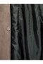 Oversized Double-Breasted Trench Coat with Belted Pockets and Suede Look - 4