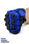 M Size Protected Motorcycle Gloves Unisex Cycling Biker Gloves Blue 113 - 3
