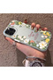 iPhone 13 Pro Compatible Flower Frame Patterned Phone Case Botanic Garden - 2