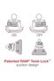 RAM® Twist-Lock™ Suction Cup Mount with Flat Panel Adapter - 3
