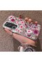 Vivo Y19S 4G/Y19S Pro Compatible Burgundy Pink Flower Pattern Phone Case Shockproof - 2