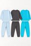 Boy's Top and Bottom Pajama Set - 2