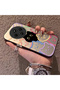 Redmi 14C 4G/5G Compatible Colorful Line Cat Figure Phone Case Shock Absorbing Protective Case - 2