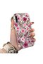 Samsung Galaxy A50/A50S/A30S Compatible Burgundy Pink Flower Pattern Phone Case Shockproof