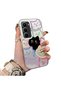 Infinix Hot 60 Pro Compatible Colorful Line Cat Figure Phone Case Shock-Absorbing Protective Case