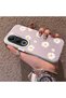 Vivo V50 Lite 4G/5G Compatible Women's Pink Striped Daisy Phone Case Impact Resistant - 2
