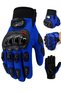 M Size Protected Motorcycle Gloves Unisex Cycling Biker Gloves Blue 113