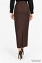 Striped High Waist Long Pencil Skirt - 4