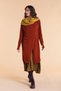 Flowy Hooded Collar Fingered Long Cardigan - 5