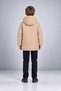 Boys' Stone Fur Windproof Hooded Winter Coat & Parka - 5