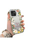 Tecno Spark 40C Compatible Flower Frame Patterned Phone Case Botanic Garden