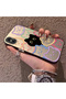 iPhone X/Xs Compatible Colorful Line Cat Figure Phone Case Shock Absorbing Protective Case - 2