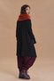 Flowy Hooded Collar Fingered Long Cardigan - 4
