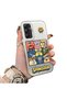 Samsung Galaxy A34 Compatible Puzzle Character Collage Patterned Phone Case Shockproof