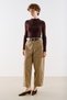 Fishneck Tricot Blazer Dark Brown - 2
