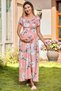 Women's Long Dress Summer Chic and Elegant Maxi Casual Dress with Pockets - 4
