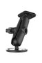 RAM® Double Ball Drill-Down Mount with Diamond Plate - Medium - 4