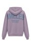 Hooded Sweatshirt with Text Printed on Front and Back - 2