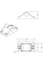 RAM ROD® Bulkhead Spline Post Base - 6