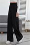 (2 PCS) BLACK GRAY LOOSE LEG CASUAL SWEATPANTS - 6