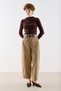 Fishneck Tricot Blazer Dark Brown