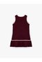 Bow-Tie Sleeveless Crew Neck Knitwear Dress - 2