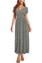 Women's Long Dress Summer Chic and Elegant Maxi Casual Dress with Pockets - 4