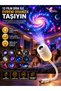 Realistic Sky,12 Film Discs Galaxy Projector Led Sky Projection and Warm Light Night Light
