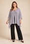 Mercerized Knitwear Cape Gray (Sizes 38-54) - 2