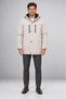 Men's Stone Windproof Hooded Winter Coat & Parka