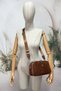 67-7158 Women's Suede Tan Crossbody Bag - 4