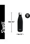 Insulated Bottle, Onyx, 17 OZ - 2