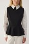 Sleeveless Peplum Blouse - 4