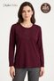Women's Winter Rose Bunch Pattern Collar and Sleeves Embroidered, Stoned Clover Fabric Mother Combed Cotton Blouse