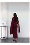 Cape Detailed Midi Dress - 5
