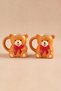 New Year Lovely Bear 2-Person Coffee Cup Set 110 ml