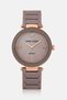 Women AK1018TPRG Analog Ceramic Watch 33 mm, Light Brown