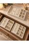 Jewelry Box Drawer Organizer, 3-Piece Jewelry Organizer for Rings, Earrings, and Necklaces