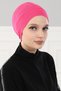 Takçık Combed Cotton Bonnet, B-37 Fuchsia - 2