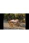Malta Outdoor Dining Set - 4 Person Wooden Garden Patio Furniture, Compact Table & Chairs - 3